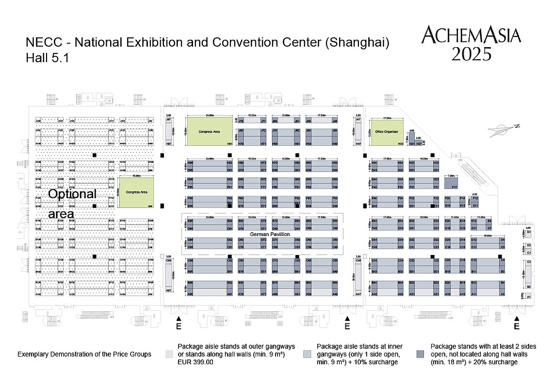 AchemAsia Exhibition Hall at NECC, Shanghai